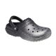5. Crocs Classic Glitter Lined Clog Silver Flip-Flops - 205842-067