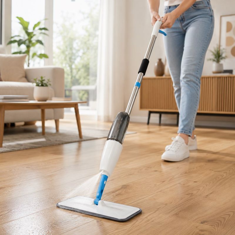 21. ESPERANZA MOP WITH SPRAYER PERFECT CLEAN EHS002