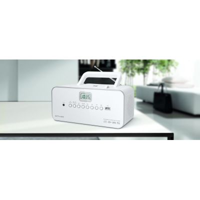 3. Muse M-28 RDW portable radio FM/CD/MP3/Jack/USB White