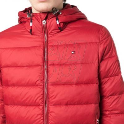 5. Tommy Hilfiger Quilted Hooded Jacket M MW0MW29007