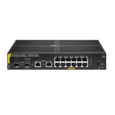 HPE Aruba Networking Aruba 6000 12G Class4 PoE 2G/2SFP 139W Managed L3 Gigabit Ethernet (10/100/1000) PoE Support 1U