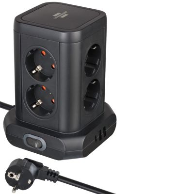 7. Brennenstuhl 1153560010 2 m power strip 8 x network sockets Indoor Black