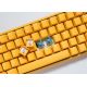 2. Ducky One 3 Yellow SF Gaming Keyboard USB US English Yellow