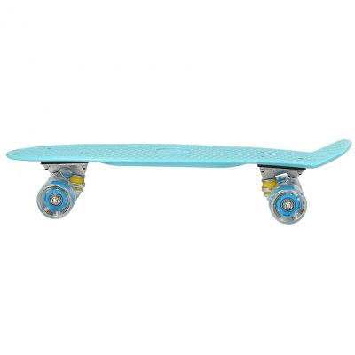 4. Plastic skateboard 22" Led Enero blue 1007366