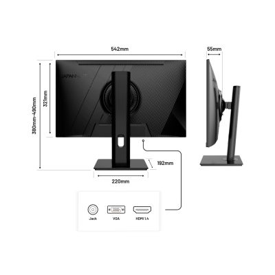 7. Japanese Monitor 60.5 CM JN-IPS2382FHDR-HSP 16:9 HDMI/VGA FHD