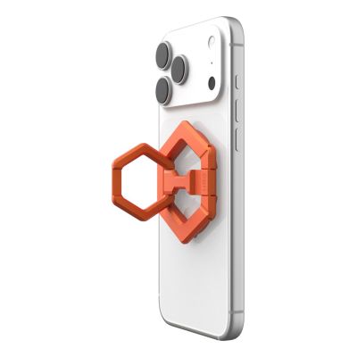 3. UAG Magnetic Ring Stand - magnetic stand attached to the protective case (burnt orange)