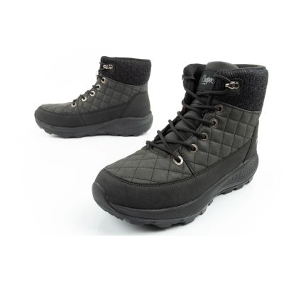 8. Lee Cooper women's winter hiking sports shoes, insulated, black, eco-leather
