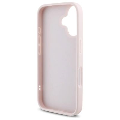 7. Karl Lagerfeld Quilted Signature iPhone 16 Case - Pink