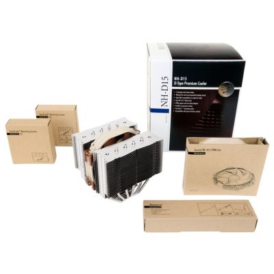 11. CPU Cooler NOCTUA NH-D15 2 x 140 mm AMD, Intel