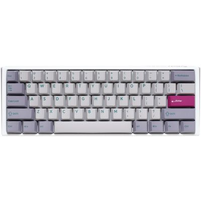 Ducky One 3 Mist Grey Mini Gaming Keyboard with RGB LED Backlight - MX-Brown (US)