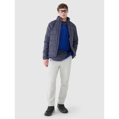 7. Primaloft Active men's trekking sweatshirt with hood, 4F 4FWSS25TFSWM473-36S