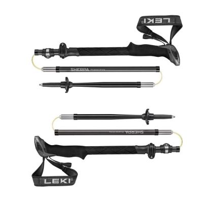 7. LEKI SHERPA FX trekking poles, 120-140cm black