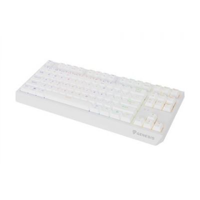 7. GENESIS Thor 230 TKL Keyboard Gaming USB + RF Wireless + Bluetooth QWERTY US English White