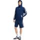 6. Men's adidas Essentials 3-Stripes French Terry Hoodie Navy Blue KY4203