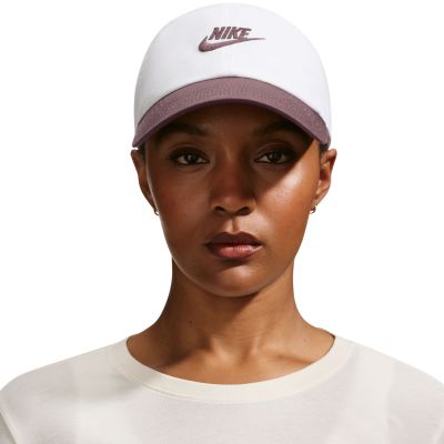 4. Nike Club Cap White and Purple FB5368 104