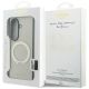 8. Guess Magnetic Ring Stand Grained Classic Logo MagSafe case for Samsung Galaxy Z Fold 8 Ultra - beige