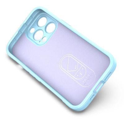 2. Magic Shield Case for iPhone 13 Pro flexible armored cover light blue