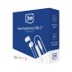 12. USB-C 3mk Wired Headphones - white