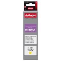 Activejet AB-D100Y Ink Bottle (Brother BT-D100Y replacement; Supreme; 50 ml; yellow)