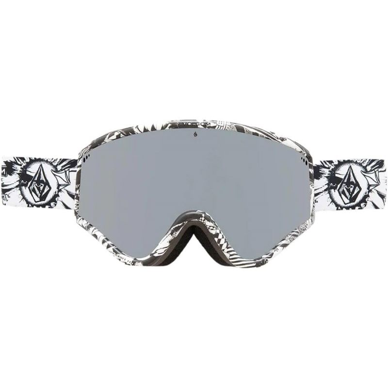 3. Volcom YAE OP ART/SILVER CHROME Women's/Men's Ski Goggles UV Protection Snowboard Gray (VG0722318)