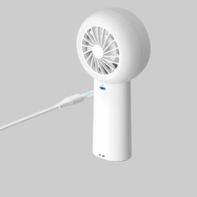 11. Jisulife Handheld Fan Life5 Plus 4000mAh Portable Mini Blower USB Fan - White