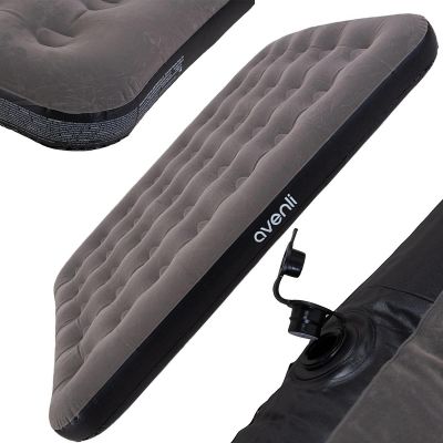 3. FLOCKED MATTRESS 2-SEAT GRAY 191x137x22CM 24639