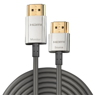 2. Lindy 41676 HDMI Cable 4.5m HDMI Type A (Standard) Black, Gold, Silver