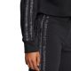 6. adidas Essentials 3 Stripes Print French Terry Hoodie W JC6244