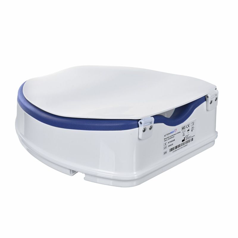 15. Toilet seat with flap, 10cm, SoftRelief NT500AM