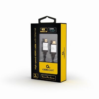 3. GEMBIRD select plus series CCB-HDMIL-2M cable (HDMI M - HDMI M; 2m; black)