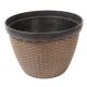 PLASTIC RATAN POT, DIA. 30.5 CM SASKA GARDEN