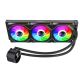 7. GameMax ICEBURG 360 DIGITAL BK computer cooling system Processor All-in-one Liquid Cooler 12 cm Black 1 pc.