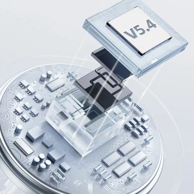 4. Dudao U21 TWS ANC ENC Bluetooth Wireless Headphones - White