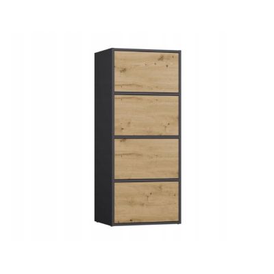 ALMA ANTHRACITE/ARTISAN CHEST OF DRAWERS