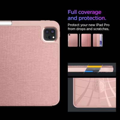 15. Spigen Urban Fit Case for iPad Pro 11" 5 / 6 / 2024-2025 - Pink