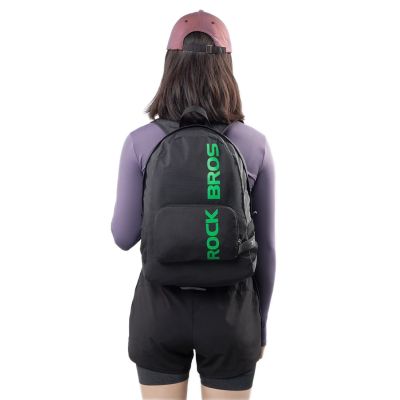 9. Rockbros H10-BK sports foldable backpack 18 l - black