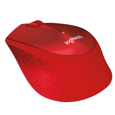 2. Logitech M330 Mouse 910-004911 (optical; 1000 DPI; red)