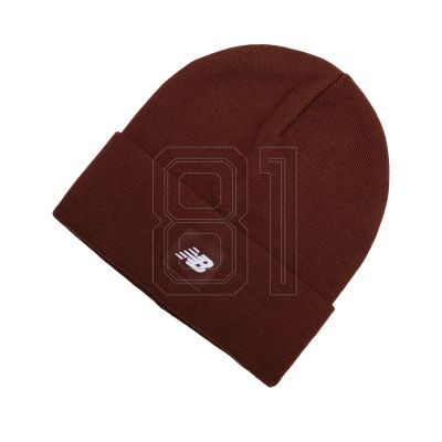 4. New Balance Cuffed Beanie Flying Logo Year LAH13034ROK