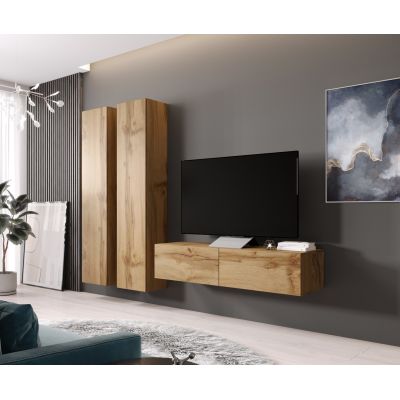 5. VIGO full display cabinet '180' 180/40/30 oak wotan