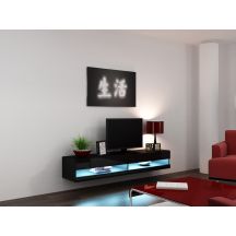 TV cabinet VIGO NEW '180' 30/180/40 black/black-polished