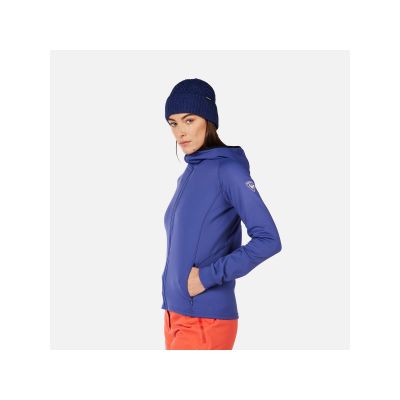 2. ROSSIGNOL Women's Sweatshirt W Mid Layer Thin Fz Blue