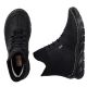 16. Women's insulated black ankle boots Rieker 55069-00