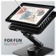 3. Axagon STND-LRB Laptop-Ständer, 360° drehbar, Doppelgelenk, extenderbar Notebook and tablet stand Black 43.9 cm (17.3")