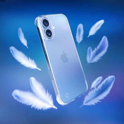 14. 3mk Just20g Clear Case for Apple iPhone 16 - transparent