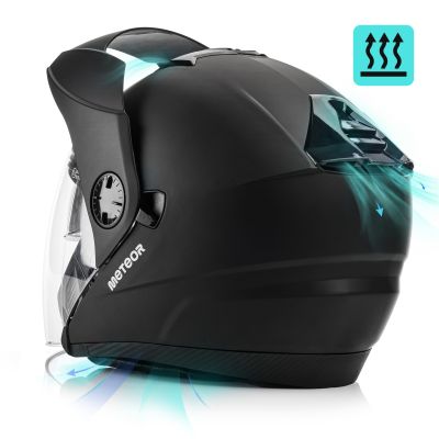 5. Meteor Hekato L motorcycle helmet 59-60 cm black