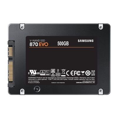 5. Samsung 870 EVO 500 GB 2.5" SATA III SSD