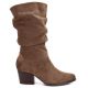 2. Beige Suede Boots Vinceza 58597