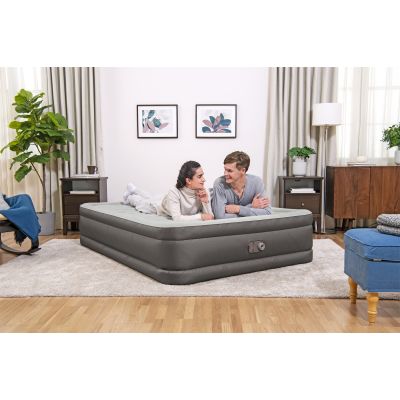 2. Bestway 69050 / 23 Air Mattress Double Mattress Gray, White Unisex