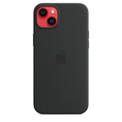 5. Apple Silicone Case with MagSafe Midnight Black, for iPhone 14 Plus