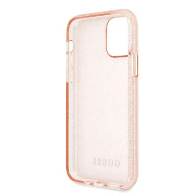 4. Guess GUHCN58PCGLPI iPhone 11 Pro pink/pink hard case Glitter